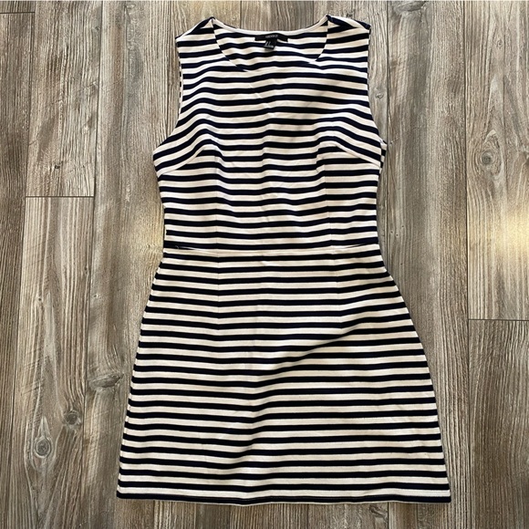 Forever 21 Sleeveless Striped Mini Dress (Size L) - Picture 1 of 6